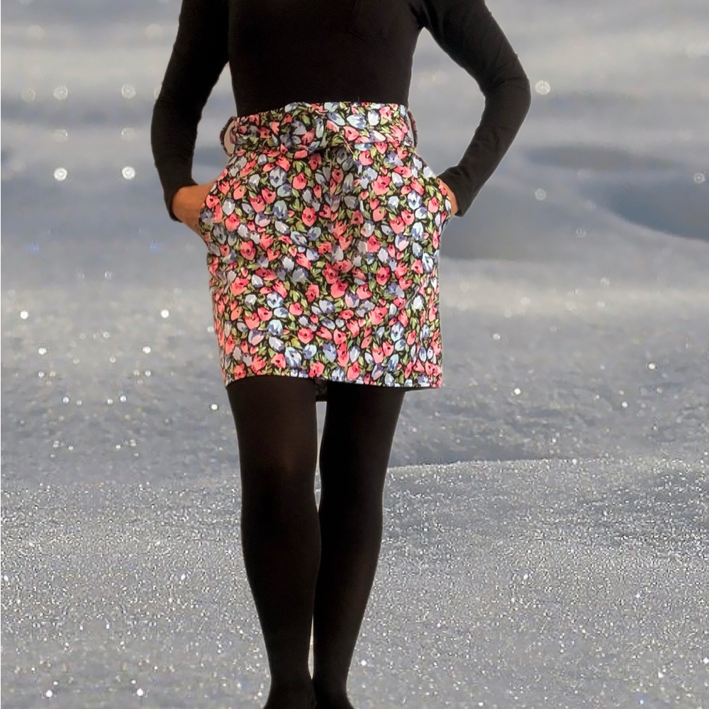 Floral Print Women's Skirt